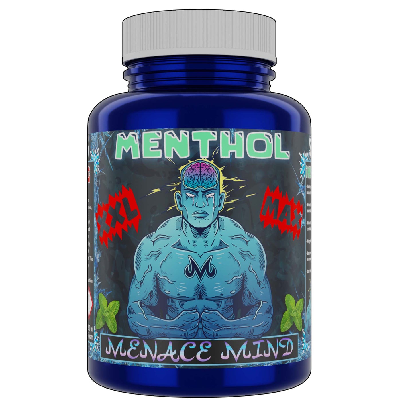 Menthol MAX XXL - Smelling Salt - 250ml - Ammonia Inhalant - Menace Mind®