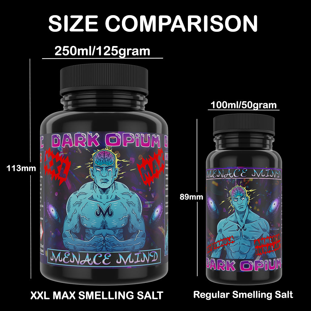 Dark Opium - Smelling Salt - 100ml - Ammonia Inhalant - Menace Mind®